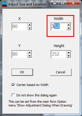 Circle Width